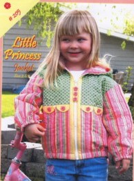 little princess jacket made from at the barre fabric